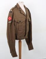 British Royal Tank Regiment Officers Battle Dress Blouse