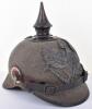 WW1 German Prussian Other Ranks Felt Ersatz Pickelhaube - 4