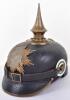 Imperial German Saxon One Year Volunteers (Einj&auml;hrig-Freiwilligen) Pickelhaube - 3