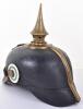 Imperial German Saxon One Year Volunteers (Einjährig-Freiwilligen) Pickelhaube - 6