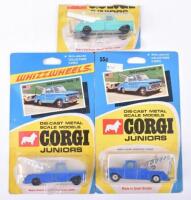 Three Corgi Juniors 28 Ford Breakdown Trucks