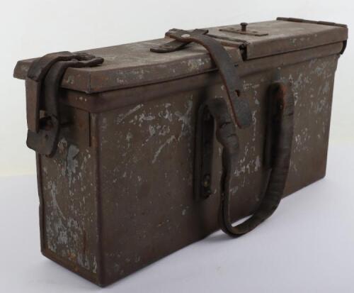 WW1 British Vickers Machine Gun No8 Single Belt Ammunition Tin