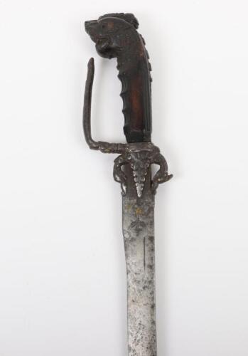 Ceylonese Short Sword Kastane, Probably 17th Century