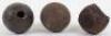3x Excavated Spherical Grenades Found on Waterloo Battlefields - 2
