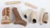 Grouping of Clay Pipe Pieces Excavated from Waterloo Battlefield