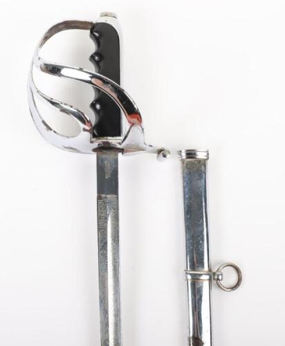 Italian Cavalry Officers Dress Sword by E F Horster Solingen