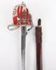 George VI Gordon Highlanders Officers Basket Hilt Broadsword by Wilkinson, Belonging to Lieutenant James Dunlop 1st Battalion Gordon Highlanders, Taken Prisoner of War on 12th June 1940 at St Valery
