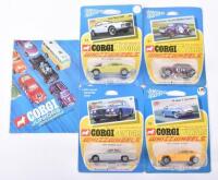 Four Corgi Juniors Whizzwheels British Cars