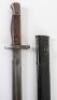 British 1907 Bayonet by Sanderson Marked to the Transjordan Frontier Force