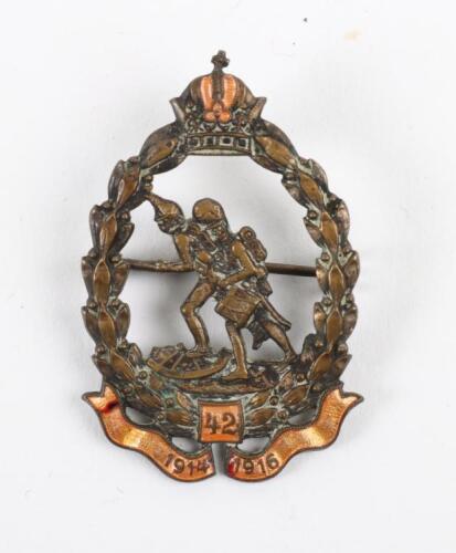 Imperial Austrian Regimental Badge