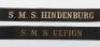 2x German Kaiserliche Marine Cap Tallies