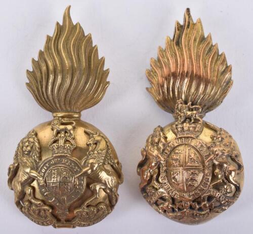 Victorian Royal Scots Fusiliers Officers Headdress Badge