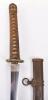 WW2 Japanese Army Officers Sword Katana - 2