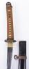 WW2 Japanese Army Officers Sword Katana - 2