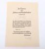 Third Reich Promotion Document Signed by Generalfeldmarschall Erhard Milch