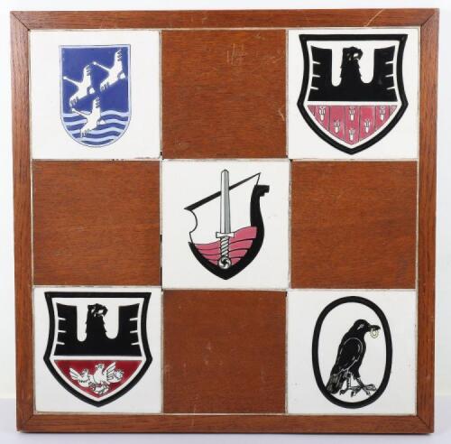 Unusual WW2 German Luftwaffe Squadron Emblem Table Top