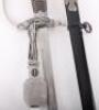 Rare Third Reich SS Engraved Blade Officer Candidate Sword - 5