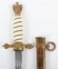 WW2 German Kriegsmarine Officers Dress Dagger by F W Holler Solingen - 2