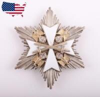 Third Reich Order of the German Eagle Breast Star with Swords by Godet