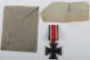 WW2 German 1939 Iron Cross 2nd Class with Paper Packet of Issue - 2