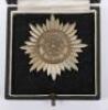 WW2 German Eastern Peoples Decoration 1st Class Without Swords in Gold with Original Case of Issue