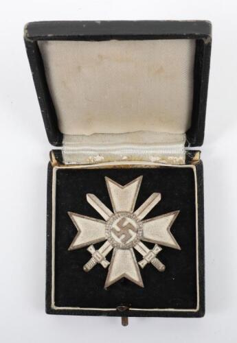 Third Reich War Service Cross 1st Class with Swords by Otto Schickle Pforzheim