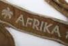 WW2 German Afrika Campaign Cuff Title - 2