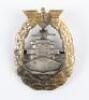 French Made WW2 German Kriegsmarine High Seas Fleet War Badge
