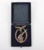 WW2 German Luftwaffe Flak Badge by C E Juncker Berlin in Original Case of Issue - 9