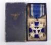 Third Reich NSDAP 15 Year Long Service Cross in Original Box of Issue by Hauptmunzamt, Wien