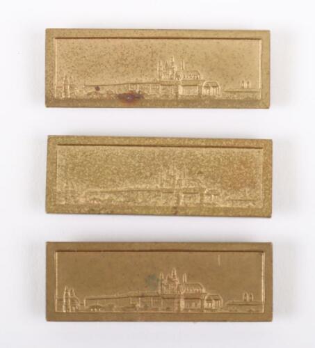 3x Prague Castle Bars from 1st October Entry into Czechoslovakia Medal
