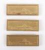 3x Prague Castle Bars from 1st October Entry into Czechoslovakia Medal