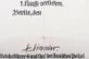 Third Reich Fire Service Award Citation with Heinrich Himmler Facsimile Signature - 10