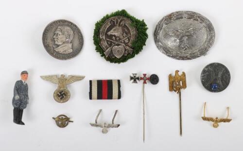 Small Grouping of Third Reich Badges and Insignia