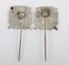2x Variations of Third Reich Reichstreubund (Former Soldiers) Membership Pins - 3