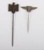 2x Third Reich Membership Stickpins - 3