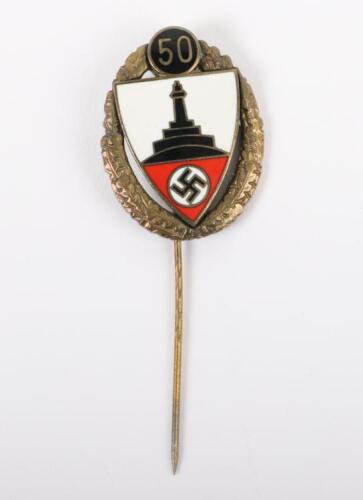 Third Reich Veterans Association DRKB 50 Years Membership Pin