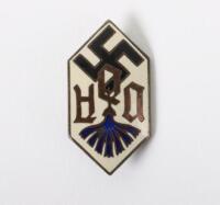 Third Reich Enamel Association Badge for the VDA (Association for the German Cultural Relations Abroad)