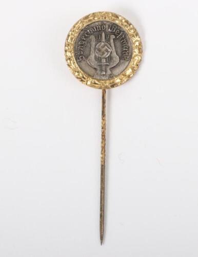 Third Reich Sangerbund Westmark Stickpin