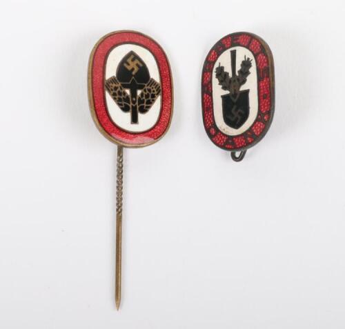 Third Reich RAD Labour Service Enamel Membership Stickpin
