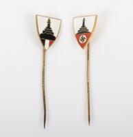 2x German Veterans Associations Stickpins