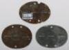 4x WW2 German Identity Discs - 2