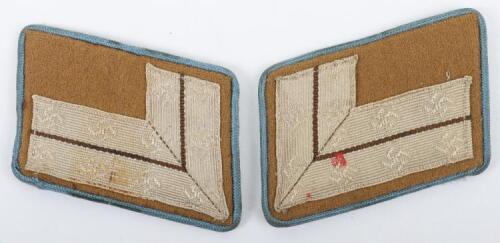 Pair of Third Reich NSDAP Ortsgruppe Hauptstellenleiter Collar Tabs