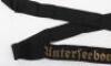 WW2 German Kriegsmarine Unterseebootsflottille Lohs (3rd U-Boat Flotilla) Cap Tally - 2