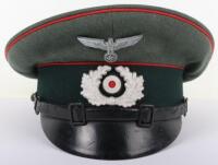 WW2 German Artillery Enlisted Ranks / NCO’s Peaked Cap