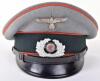 WW2 German Army Artillery NCO’s Peaked Cap