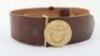Third Reich NSDAP Political Leaders Belt and Buckle