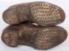 Rare Pair of WW2 German Afrikakorps / Tropical Ankle Boots - 4