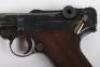 Deactivated German P08 Luger Semi-Automatic Pistol in Original Holster - 5