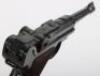 Deactivated German P08 Luger Semi-Automatic Pistol in Original Holster - 6
